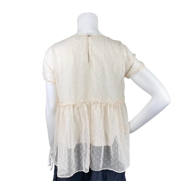 Umgee Cream Floral Embroidered Blouse - Picture 2 of 10